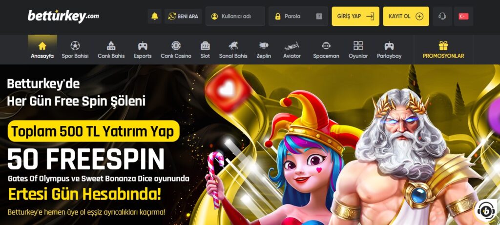 Betturkey Sweet Bonanza Her Gün Freespin Şöleni Bonusu